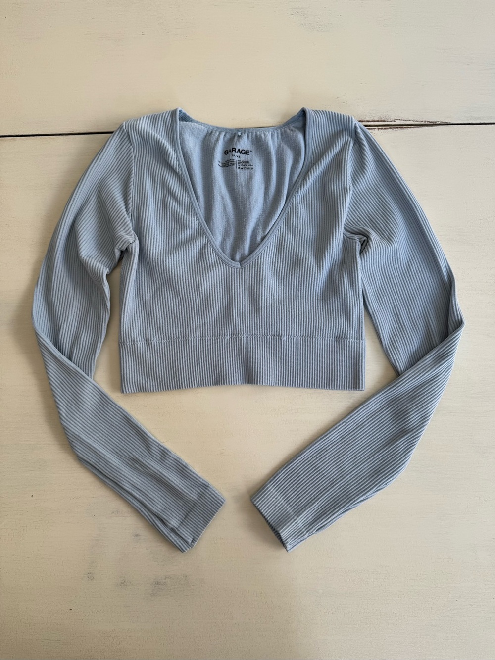 Garage Long Sleeve Crop